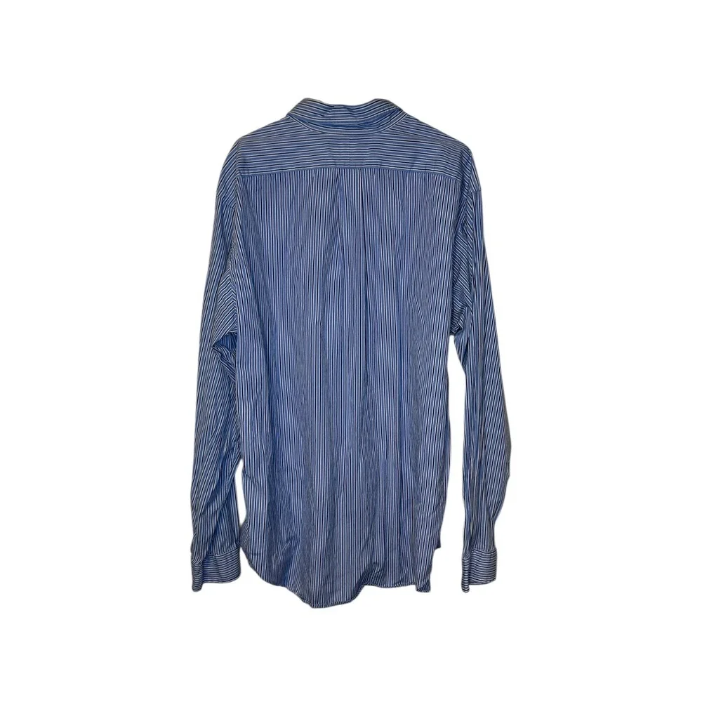 Polo Ralph Lauren Men Shirt Classic Fit Button Down Long Sleeve Cotton‎ Blue XL